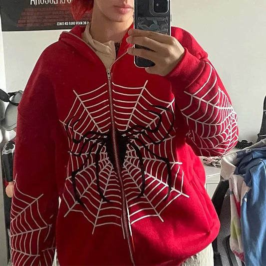 Red Y2K Hoodie